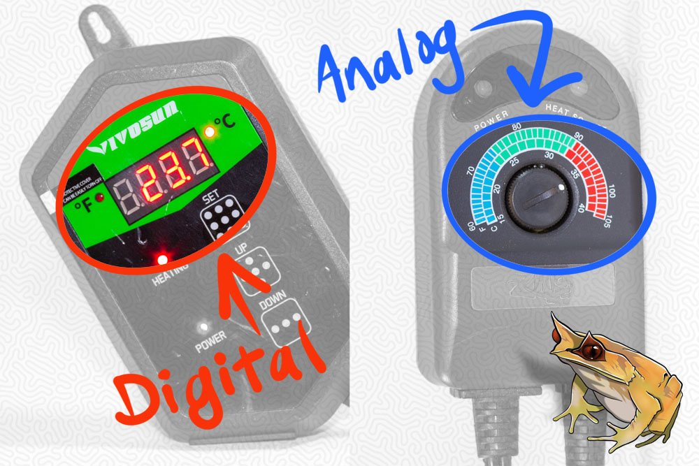 Analog and Digital Thermostat